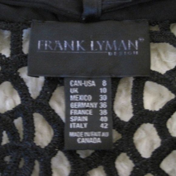 Frank Lyman Crochet Back Cover-Up - Picture 6 of 6